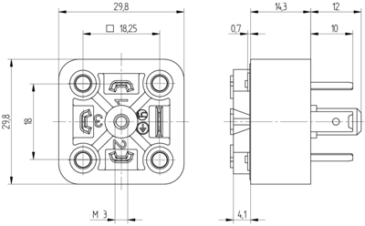 933381100 Hirschmann Automation and Control DIN Valve Connectors Image 2