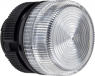 Signal light, illuminable, waistband round, front ring black, mounting Ø 22 mm, ZA2BV073