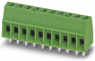 PCB terminal, 11 pole, pitch 2.54 mm, AWG 26-20, 6 A, screw connection, green, 1725740