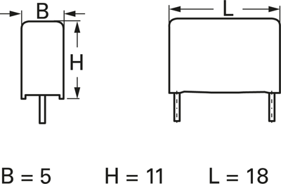 R46KI21000001K Kemet Film Capacitors Image 2