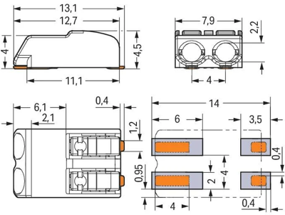 2060-452/998-404 WAGO PCB Terminal Blocks Image 4