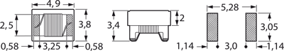 1812AS-1R0J-01 Fastron Fixed Inductors Image 2