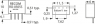 DC/DC converter, 12 VDC, 1 W, 1 output, 24 VDC, 85 % efficiency, RO-1224S