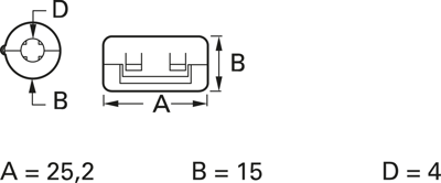 600 03 22 SCHWARZ Thora Ferrite cable cores Image 2