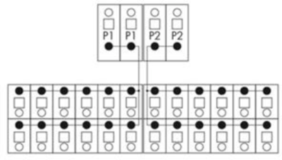 830-800/000-306 WAGO Transfer Modules for Mounting Rail Image 2