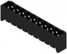 Pin header, 10 pole, pitch 5.08 mm, straight, black, 1776002001