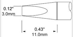 STP-CH30 METCAL Soldering tips, desoldering tips and hot air nozzles Image 3