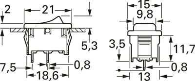 1801.2102 Marquardt Rocker Switches Image 2