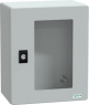 Control cabinet, (H x W x D) 300 x 250 x 160 mm, IP66, polyester, light gray, NSYPLM3025TG