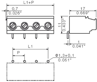 1761380000 Weidmüller PCB Terminal Blocks Image 2