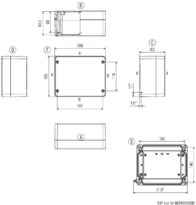 9526960000 Weidmüller General Purpose Enclosures Image 2