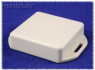 ABS miniature enclosure, (L x W x H) 50 x 50 x 15 mm, light gray (RAL 7035), IP54, 1551SFLGY