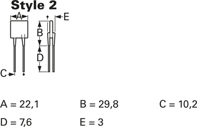 MF-R700 Bourns Electronics GmbH Resettable PTC-Fuses Image 2