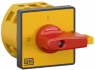 Load-break switch, Rotary actuator, 3 pole, 20 A, (L x W x H) 53 x 34.7 x 48 mm, Door mounting, 12258389