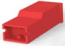 Insulating housing for 6.35 mm, 1 pole, polyamide, UL 94V-2, red, 154719-2