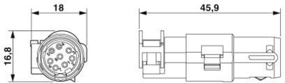 1066080 Phoenix Contact Sensor-Actuator Connectors Image 2