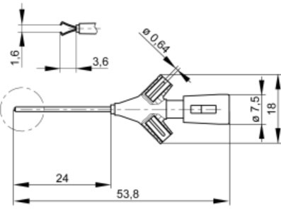 MICRO-KLEPS RT Hirschmann Test & Measurement Aligator Clips Image 2