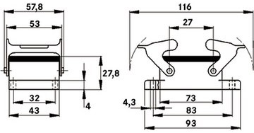 10032000 LAPP Housings for HDC Connectors Image 2