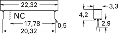 MK06-8-H Standex Electronics Proximity Switches, Reed switches Image 2