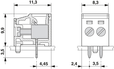 1868128 Phoenix Contact PCB Terminal Blocks Image 2