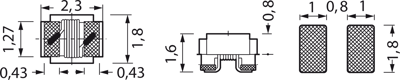 0805AS-015J-08 Fastron Fixed Inductors Image 2