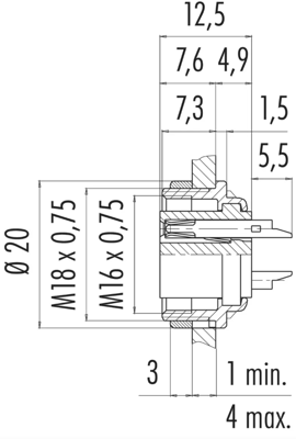 09 0312 80 04 binder Other Circular Connectors Image 2