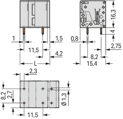 2624-3510 WAGO PCB Terminal Blocks Image 2