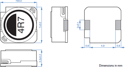 SLF7032T-221MR29-2PF TDK Fixed Inductors Image 2