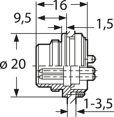 09 0331 00 12 binder Other Circular Connectors Image 2