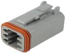 DT06-6S DEUTSCH Automotive Power Connectors