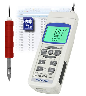 PCE-228M PCE Instruments Conductivity, PH-Meter, Refractometer