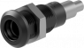 4 mm socket, solder connection, mounting Ø 8.1 mm, black, 64.3042-21