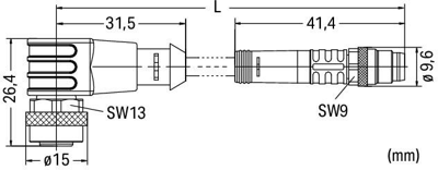 756-5503/030-010 WAGO Sensor-Actuator Cables Image 2