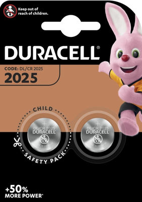 CR2025 Duracell Button Cells