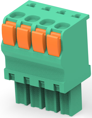 1986722-4 TE Connectivity PCB Terminal Blocks Image 1