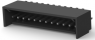 Pin header, 12 pole, pitch 2.54 mm, straight, black, 3-644861-2