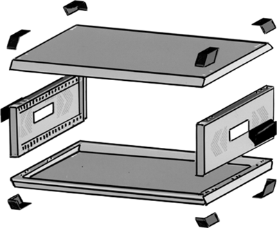 195-413-00 apra 19" Enclosures