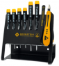 ESD screwdriver kit, PH0, PH00, PH000, 1.5 mm, 2 mm, 3 mm, Phillips/slotted, 4-620 VC