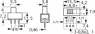 Slide switch, straight, 500 mA/30 VDC, SB82A412