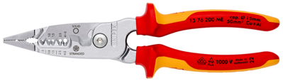 13 76 200 ME Knipex Combination Pliers, Multi-Function Pliers Image 3