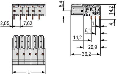 831-3523 WAGO PCB Connection Systems Image 5