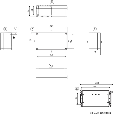 1565280000 Weidmüller General Purpose Enclosures Image 2