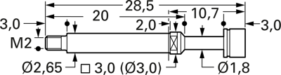 1060/G-F-1.5N-AU-3.0 PTR Contact Probes