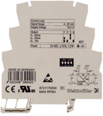 8721170000 Weidmüller Signal Converters and Measuring Transducers