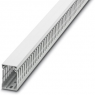 Wiring duct, (L x W x H) 2000 x 40 x 60 mm, PVC, white, 3240625