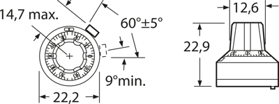 2696 BI Technologies Adjustment Knobs Image 2