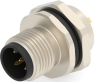 Circular connector, 5 pole, solder cup, screw locking, straight, T4132012051-000