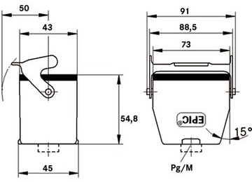 19046900 LAPP Housings for HDC Connectors Image 2