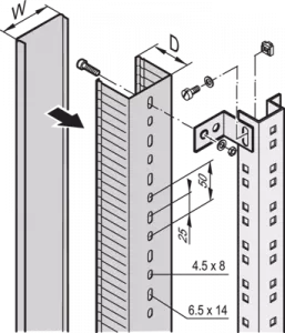 60103-011 SCHROFF Accessories for Enclosures