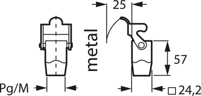 19200031750 Harting Housings for HDC Connectors Image 2